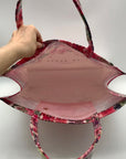 Ted Baker Pink Floral PVC Large Pansy Icon Tote Bag