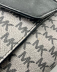 Michael Kors Grey Monogram Coated Canvas Satchel