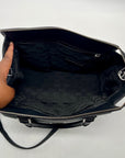 Michael Kors Grey Monogram Coated Canvas Satchel