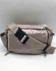 Kipling Metallic Glow Nylon Abanu Convertible Shoulder Bag