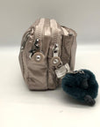 Kipling Metallic Glow Nylon Abanu Convertible Shoulder Bag