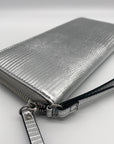 I.N.C. International Concepts Silver Lizard Embossed Wristlet
