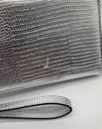 I.N.C. International Concepts Silver Lizard Embossed Wristlet