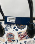 Dooney & Bourke White Pebbled Grain Disney Vacation Club Satchel Bag