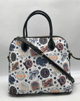 Dooney & Bourke White Pebbled Grain Disney Vacation Club Satchel Bag
