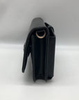 Guess Black Textured Noelle Flap Mini Crossbody