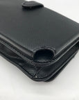 Guess Black Textured Noelle Flap Mini Crossbody