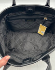 Michael Kors Black Pebbled Leather Medium Luisa Satchel NWT