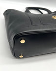 Michael Kors Black Pebbled Leather Medium Luisa Satchel NWT