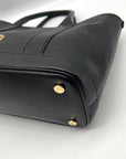 Michael Kors Black Pebbled Leather Medium Luisa Satchel NWT