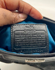 Coach Black Fabric Monogram North And South Crossbody Bag 44394