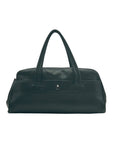 Narciso Rodriguez Black Leather Bowler Satchel Bag