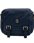 Navy Blue Tory Burch Nylon Small Messenger Bag