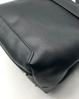 International Concepts Black Leather Nailaa Belted Crossbody