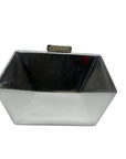 Nina Silver Faux Leather Metallic Crossbody/Clutch