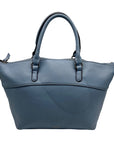 Nine West Baby Blue Faux leather Satchel Bag