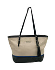 Nine West Beige Faux Leather Tote Bag