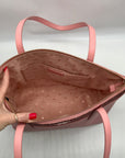 Kate Spade Flash Pink Glitter Tote Bag