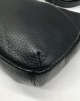 Giani Bernini Black Faux Leather Hobo Bag