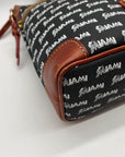Dooney & Bourke Black And White Miami Dolphins Crossbody Set