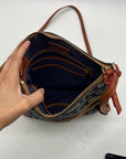 Dooney & Bourke Black And White Miami Dolphins Crossbody Set