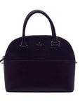 Kate Spade Deep Plum Pebbled Leather Carli Grove Street Satchel Crossbody Bag