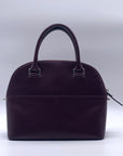 Kate Spade Deep Plum Pebbled Leather Carli Grove Street Satchel Crossbody Bag