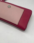 Michael Kors Pink Saffiano Leather Wristlet Clutch