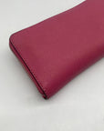 Michael Kors Pink Saffiano Leather Wristlet Clutch