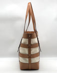 Michael Kors Natural & Acorn Marie Cage Tote