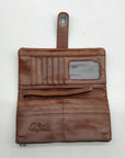 Patricia Nash Brown Leather Annesley Wallet