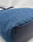 The Sak Denim Seascape Metro Tote Bag