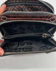 Brighton Brown Wild Tiger Patent Leather Brazos Crossbody