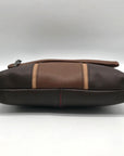 Hammitt VIP Orchestra Brown Pebbled Leather Medium Crossbody Clutch