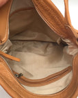 Unbranded Tan Leather Hobo Crossbody