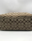 Coach Hamptons Beige Signature Canvas Book Tote Bag