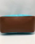 Michael Kors Blue Nylon & Leather Pocket Tote