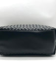 On 34th Black Woven Tote Bag