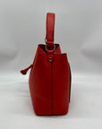 Nanette Lepore Red Drawstring Crossbody Bag