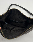 Michael Kors Brown & Black Monogram Cheryl Medium Crossbody