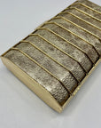 MMS Brands Metallic Gold Evening Clutch Bag