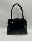 Kate Spade Black Refined Grain Leather Shoulder Bag