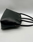 Kate Spade Black Refined Grain Leather Shoulder Bag