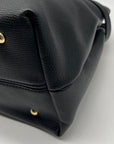 Nine West Black Faux Leather Aira Satchel