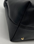 Nine West Black Faux Leather Aira Satchel