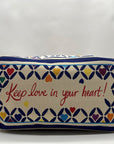 Brighton Multi Colored Canvas Cherished Love Tote Bag