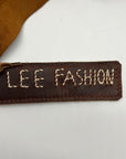 Lee Fashion Brown Distressed Leather Tote Bag