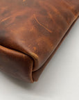 Lee Fashion Brown Distressed Leather Tote Bag
