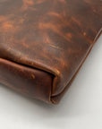 Lee Fashion Brown Distressed Leather Tote Bag