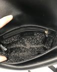 DKNY Black Leather Crossbody Bag